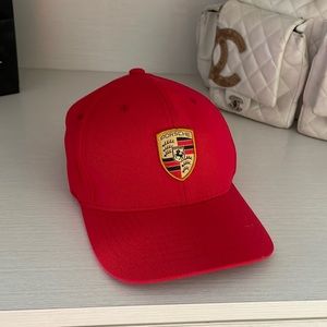 Porsche Crest Baseball Hat- Flex Fit